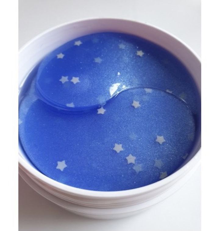 Небесно-блакитні гідрогелеві патчі для очей Gaston - Shooting star season2 sky blue eye patch  60 ШТ