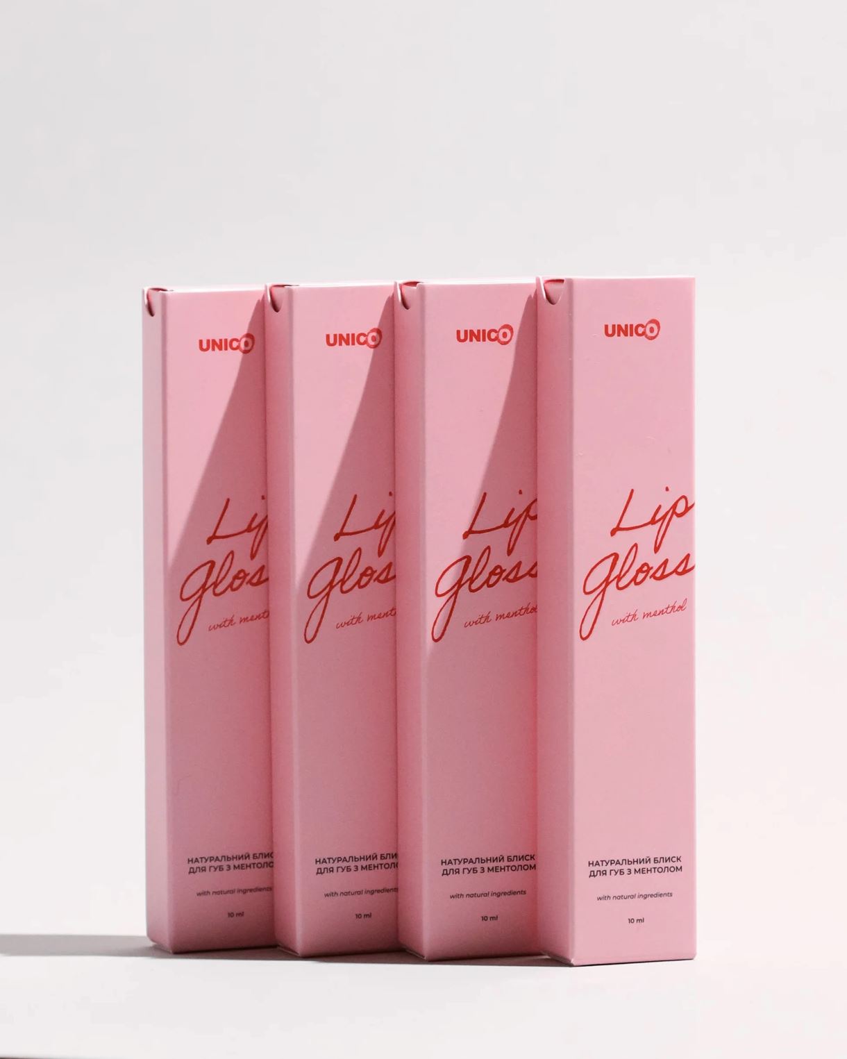 Unico LIP GLOSS with menthol JAM - Блиск для губ з ментолом