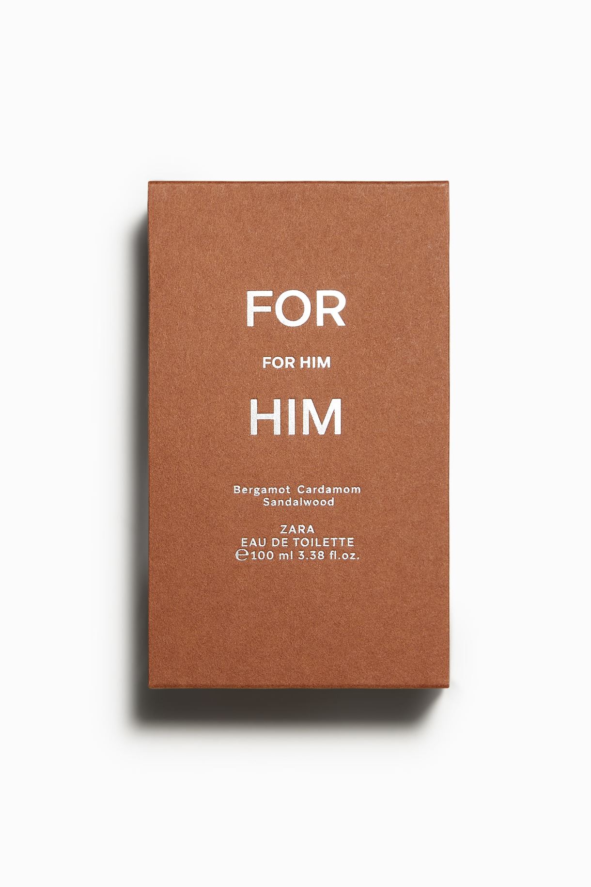 Чоловіча парфумована вода ZARA For Him bergamot, cardamom and sandalwood 100ml