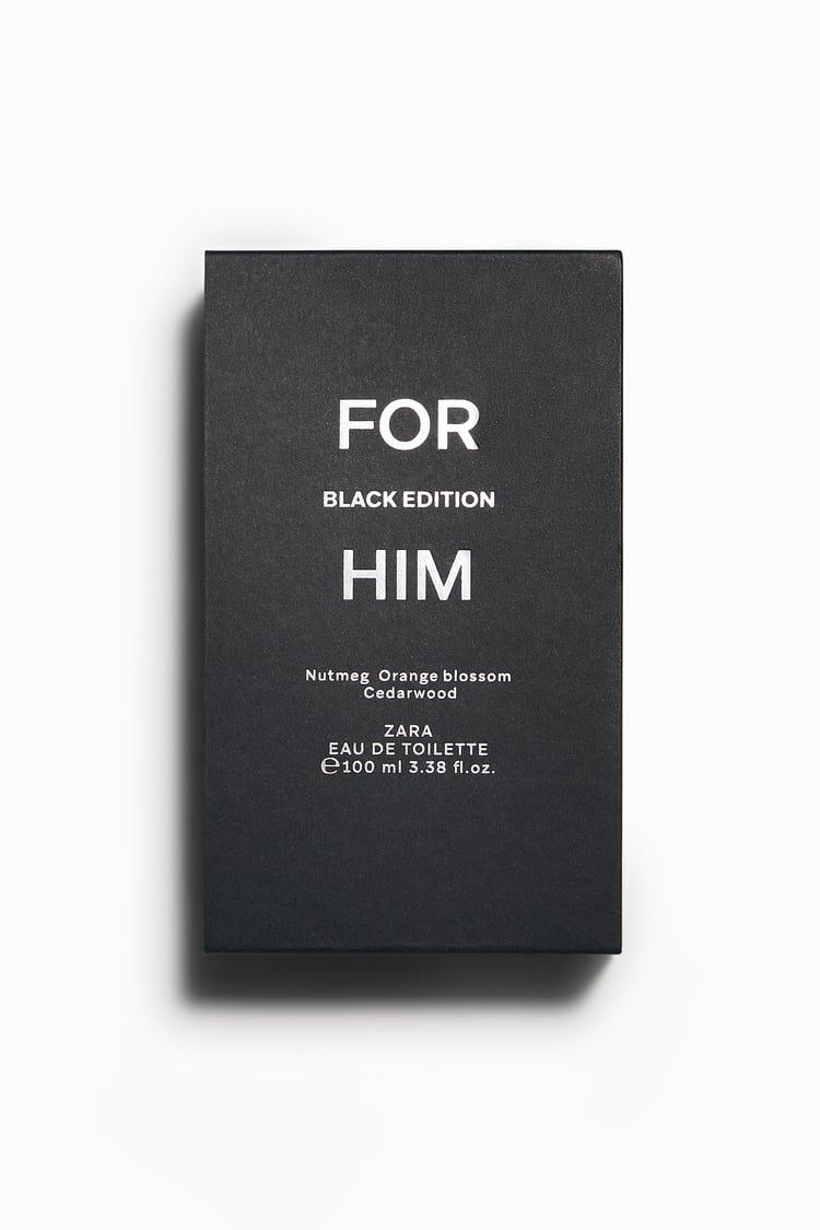 Чоловіча парфумована вода ZARA FOR HIM BLACK EDITION 100ml