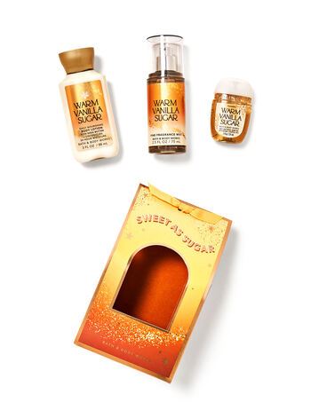 Подарунковий набір - Warm Vanilla Sugar Mini Gift Set Bath and body works