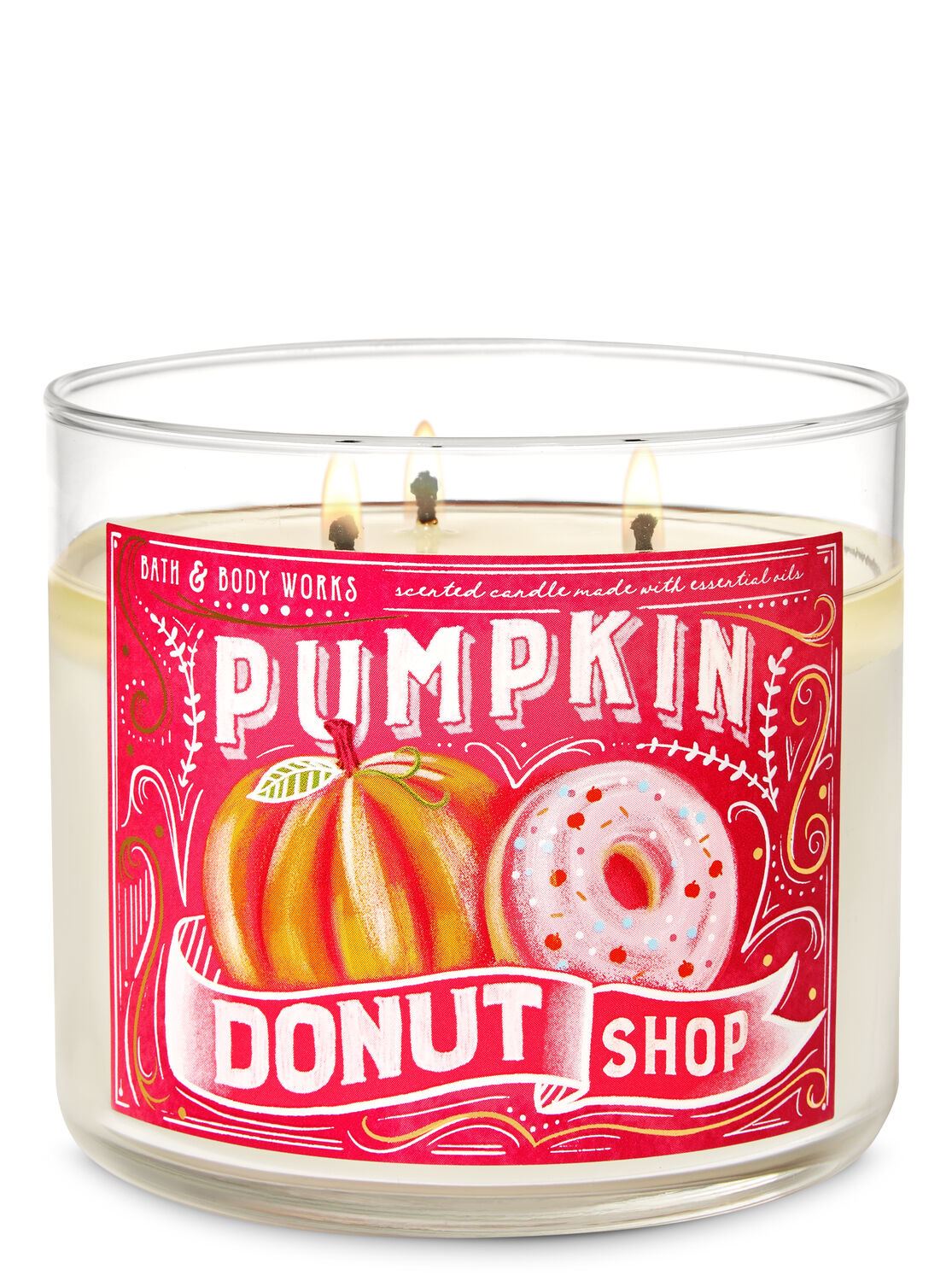 3-фитильная свеча PUMPKIN DONUT SHOP