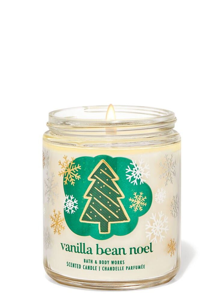 Середня свічка Bath and body works - Vanilla bean Noel