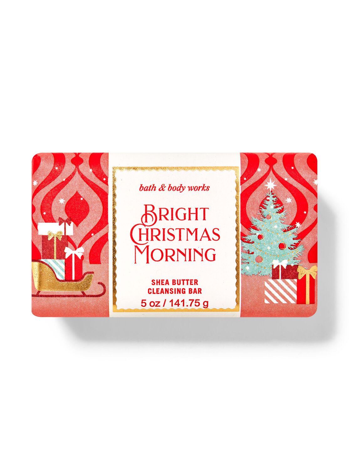 Брускове мило Bath and body works - Bright Christmas Morning Shea Butter Cleansing Bar