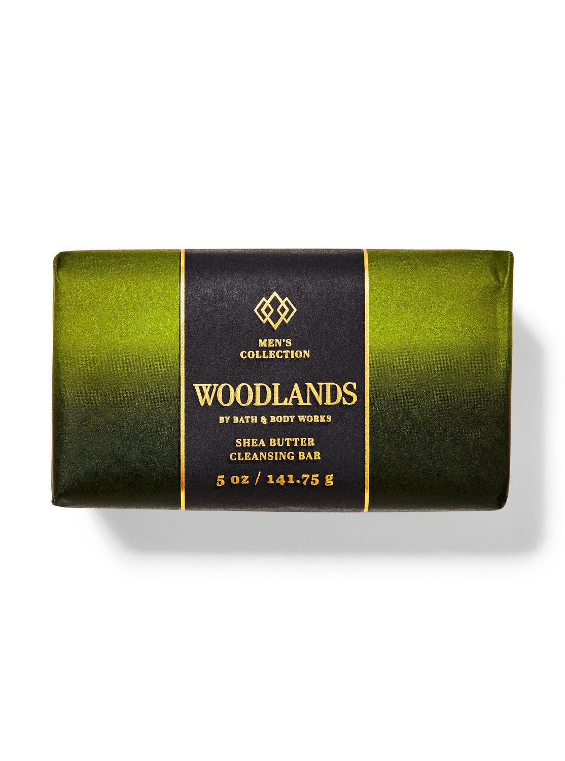 Чоловіче Брускове мило Bath and body works Mens Woodlands Shea Butter Cleansing Bar