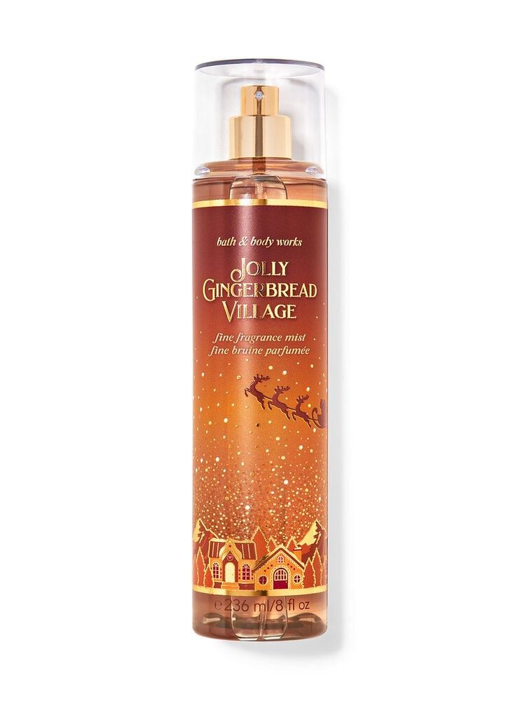 ПАРФУМОВАНИЙ СПРЕЙ ДЛЯ ТІЛА Jolly Gingerbread Village BATH AND BODY WORKS 236ml