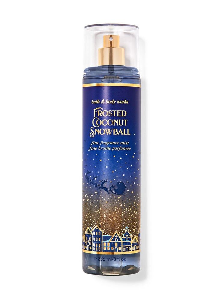 ПАРФУМОВАНИЙ СПРЕЙ ДЛЯ ТІЛА Frosted Coconut Snowball BATH AND BODY WORKS 236ml