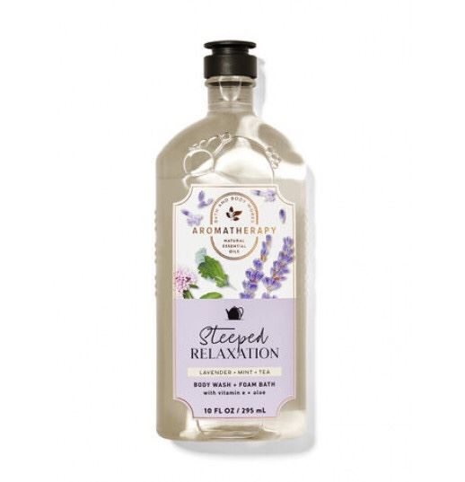 Гель для душу Bath and body works Aromatherapy - Steeped relaxation LAVENDER MINT TEA (295ml)