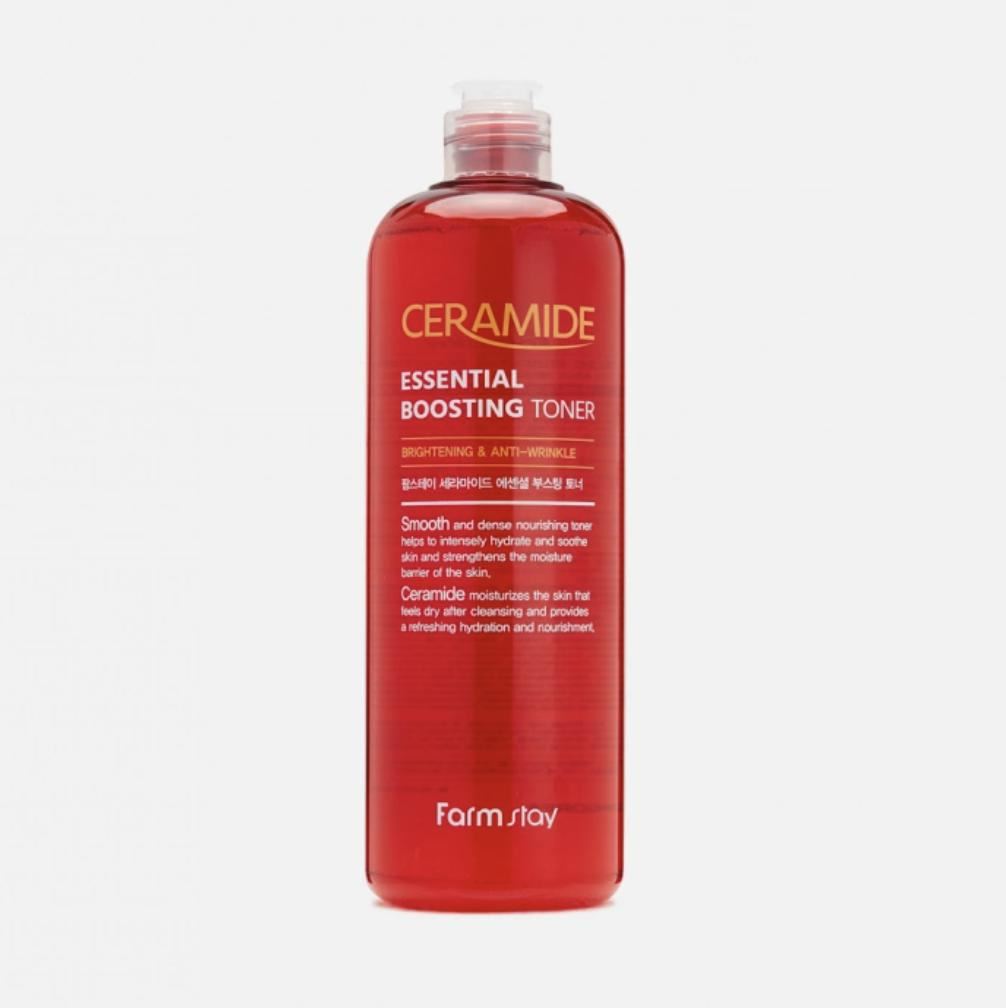 Тонер-бустер для обличчя, з керамідами FarmStay Ceramide Essential Boosting Toner