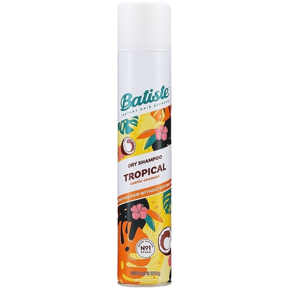 Сухий шампунь Batiste Dry Shampoo Coconut and Exotic Tropical, 200ml