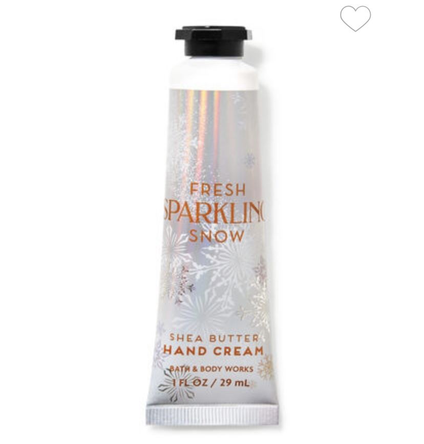 Крем для рук Bath&body works FRESH SPARKLING SNOW