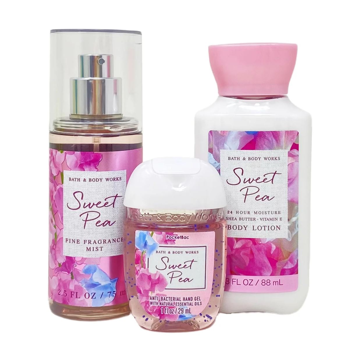 Подарунковий набір - Sweet Pea Mini Gift Set Bath and body works