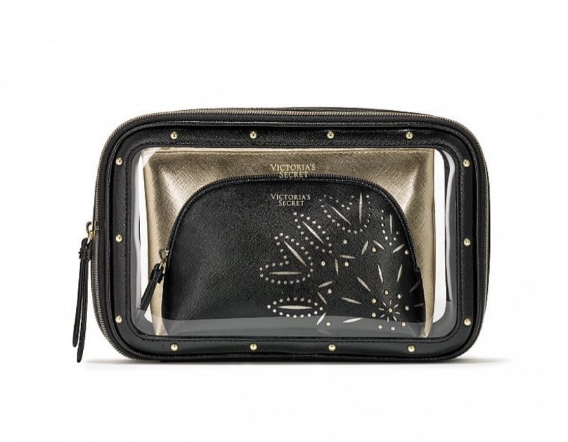 3 В 1 КОСМЕТИЧКА VICTORIA’S SECRET LASER-CUT FLORAL BACKSTAGE NESTED TRIO