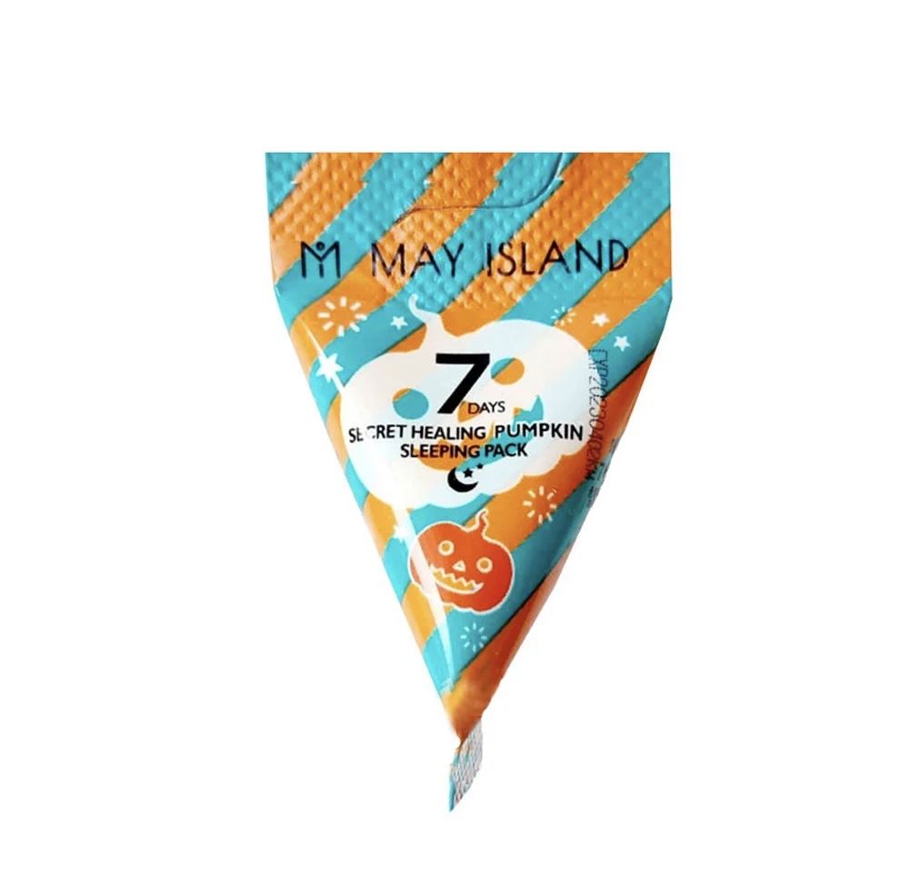 Нічна маска з екстрактом гарбуза May Island 7 Days Secret Healing Pumpkin Sleeping Pack