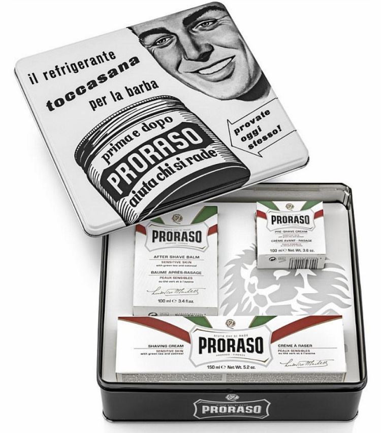 подарунковий набір для гоління Proraso Vintage White Selection Toccasana Gift Set