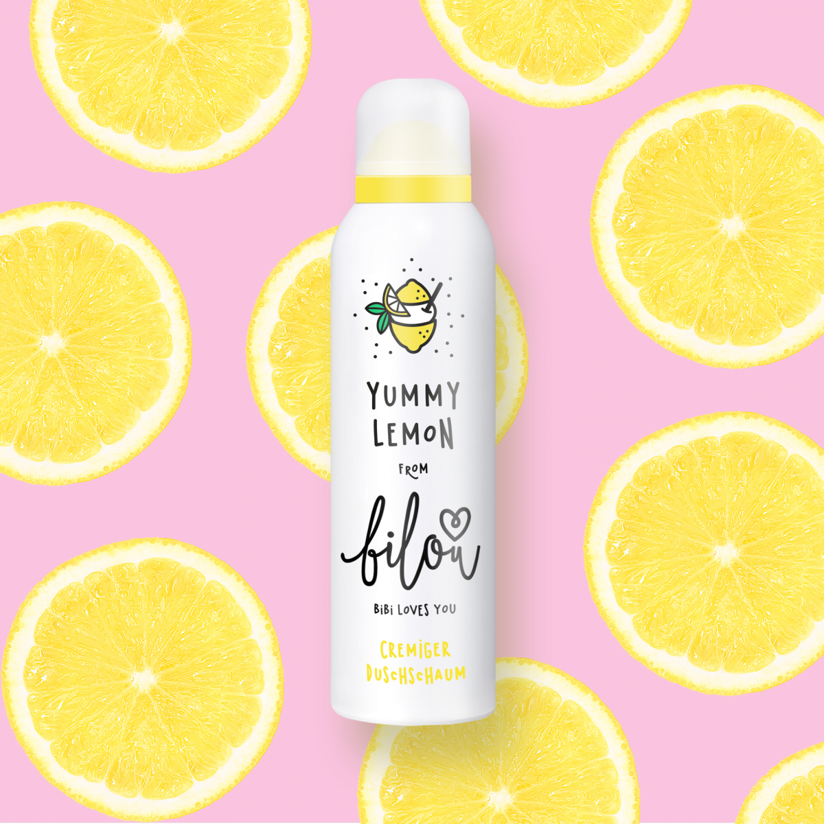Пінка для душу "Свіжий Лимон" Bilou - Yummy Lemon