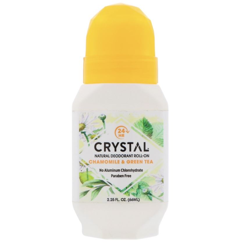 Натуральний кульковий дезодорант Crystal з екстрактом ромашки і зеленого чаю