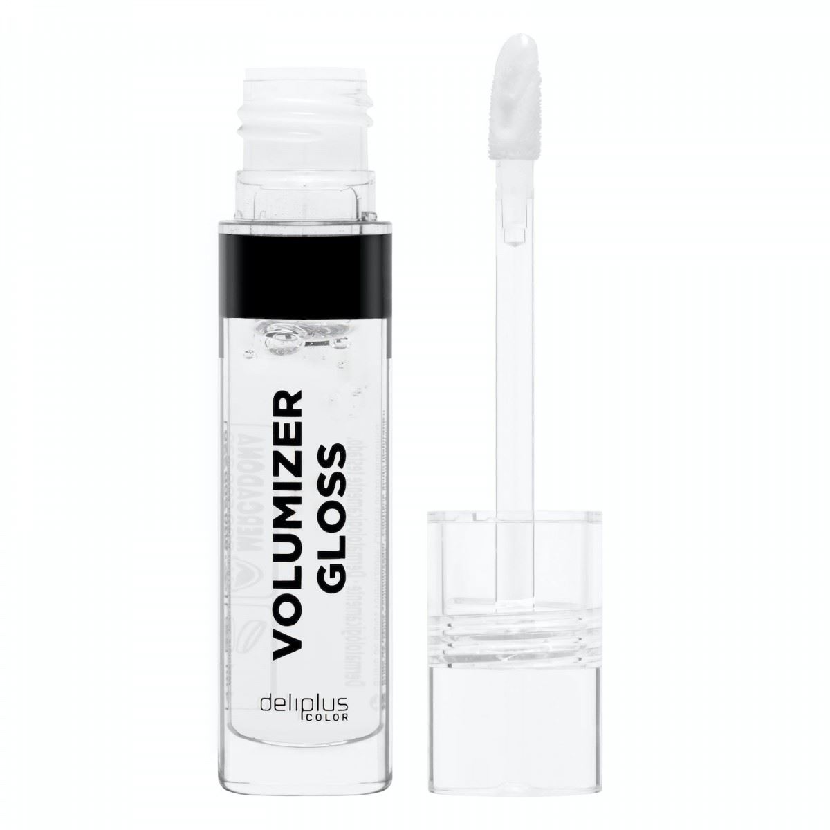 Губна помада Deliplus Volumizer gloss lip gloss 01 transparent Deliplus