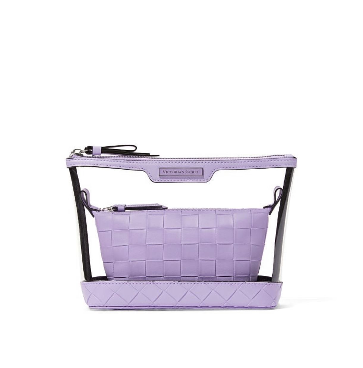 Косметичка 2в1 Beauty-to-Go Bag Duo Lilac Woven Victoria's Secret