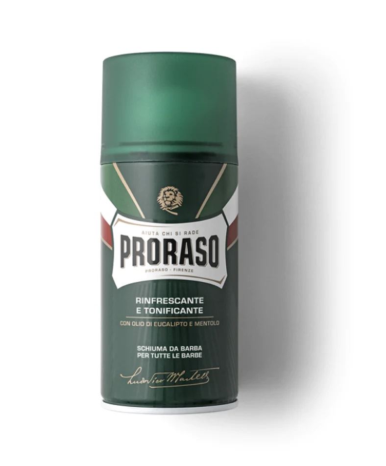 Тонізуюча піна з екстрактом евкаліпта і ментолом для гоління Proraso Shaving Foam Refreshing 300мл