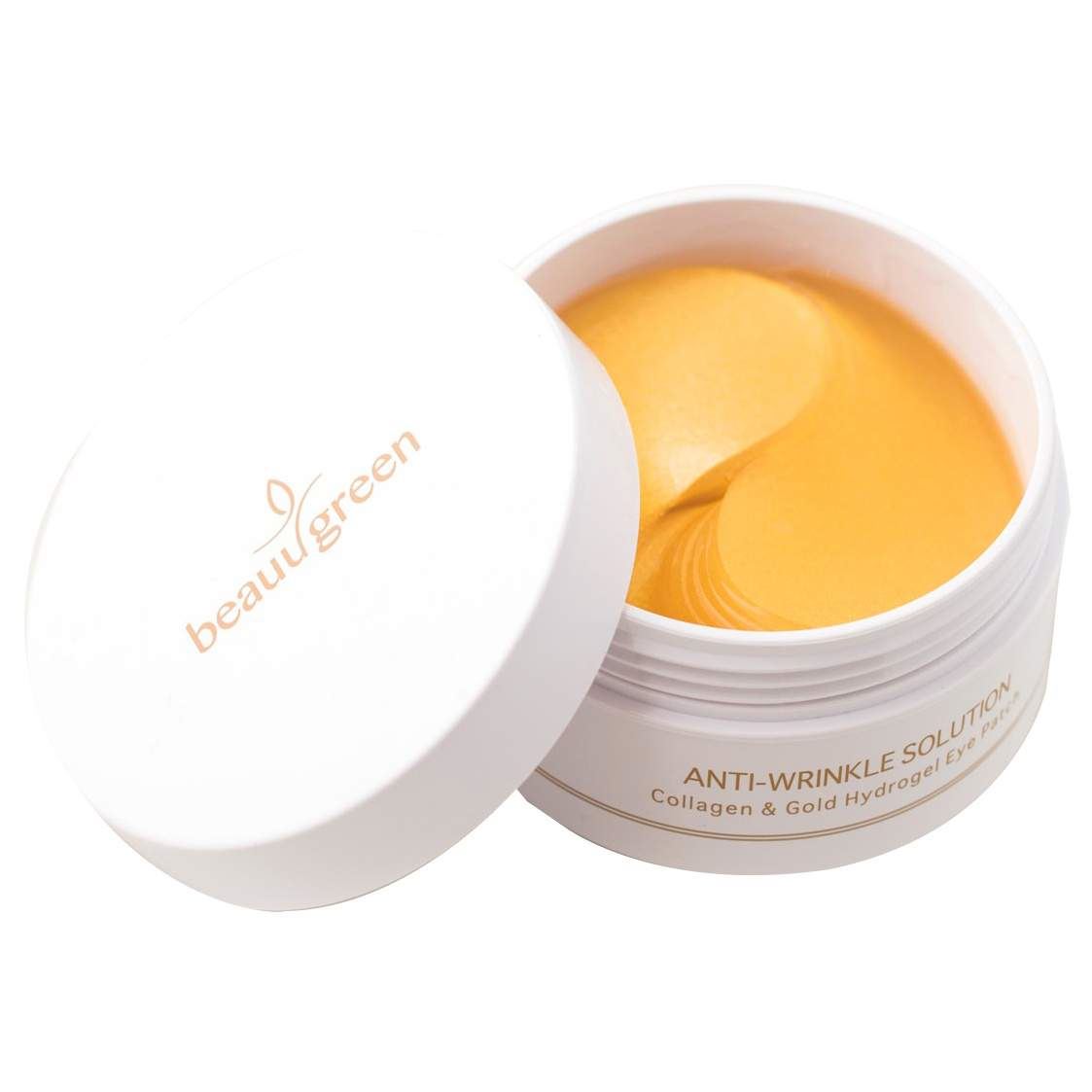 Гідрогелеві патчі Великого розміру з колагеном та золотом Beauugreen Collagen & Gold Hydrogel Eye Patch, 60шт