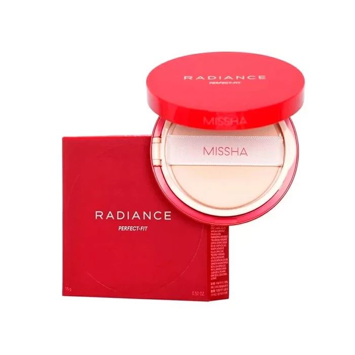 Missha Radiance Perfect-Fit Cushion Foundation #23 SAND SPF50+ PA+++ 15 г тональна основа-кушон