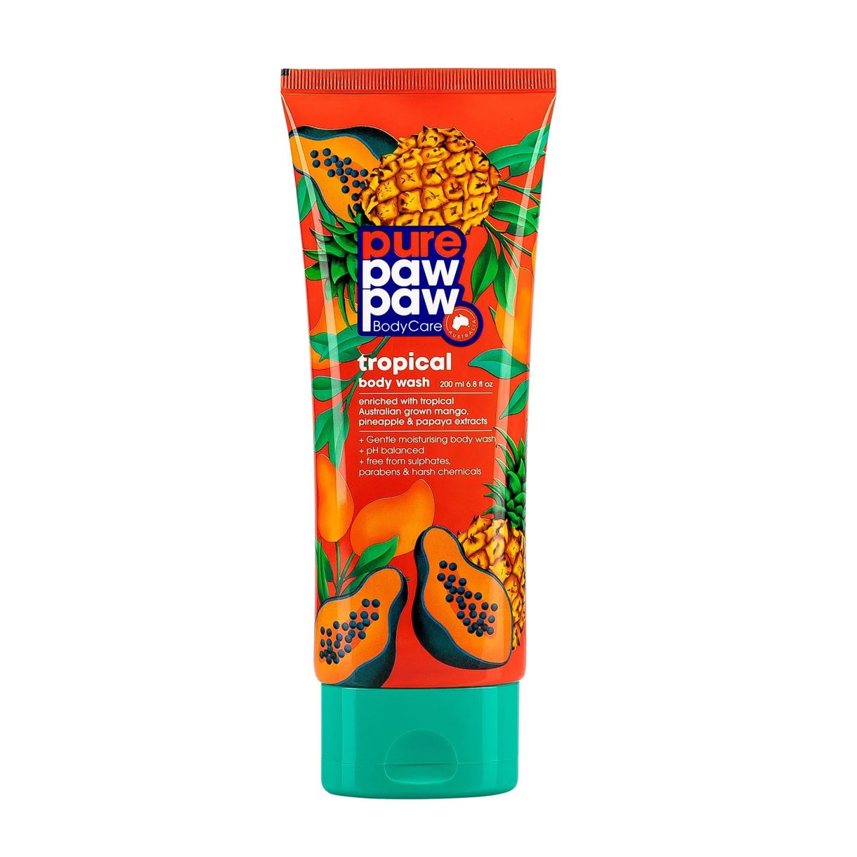 Pure Paw Paw Гель для душу Body Care Tropical Wash, 200 мл
