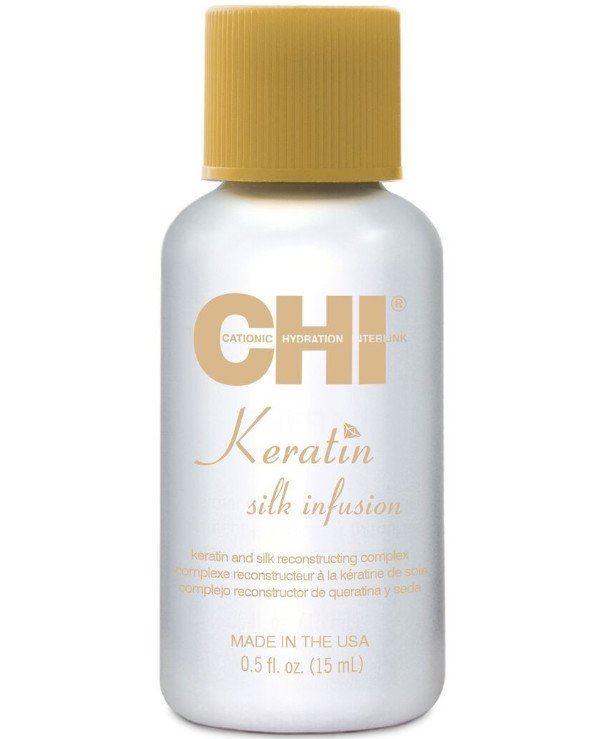 Рідкий шовк для волосся CHI Keratin Silk Infusion 15 ml