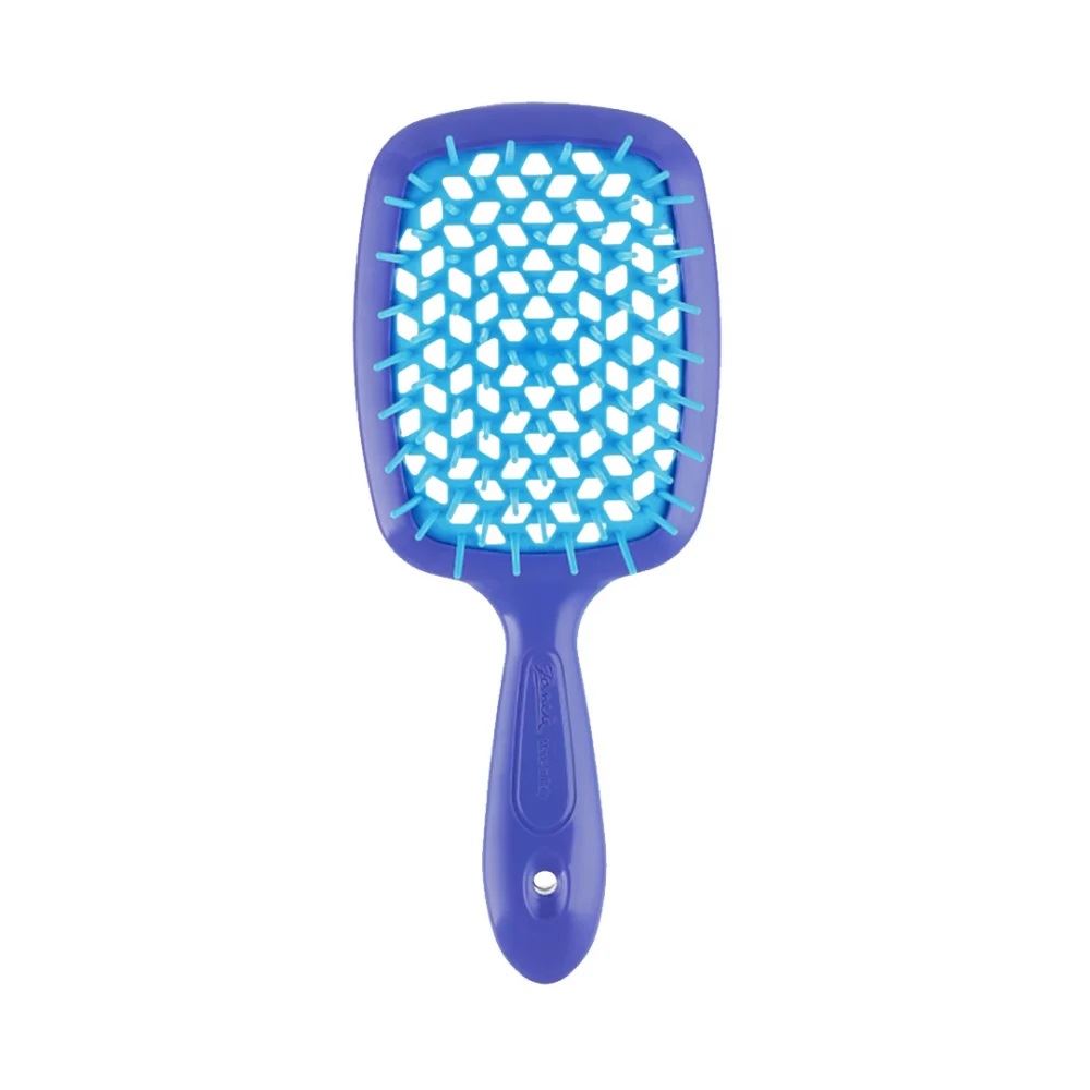 Гребінець для волосся Janeke Superbrush, синій з блакитним