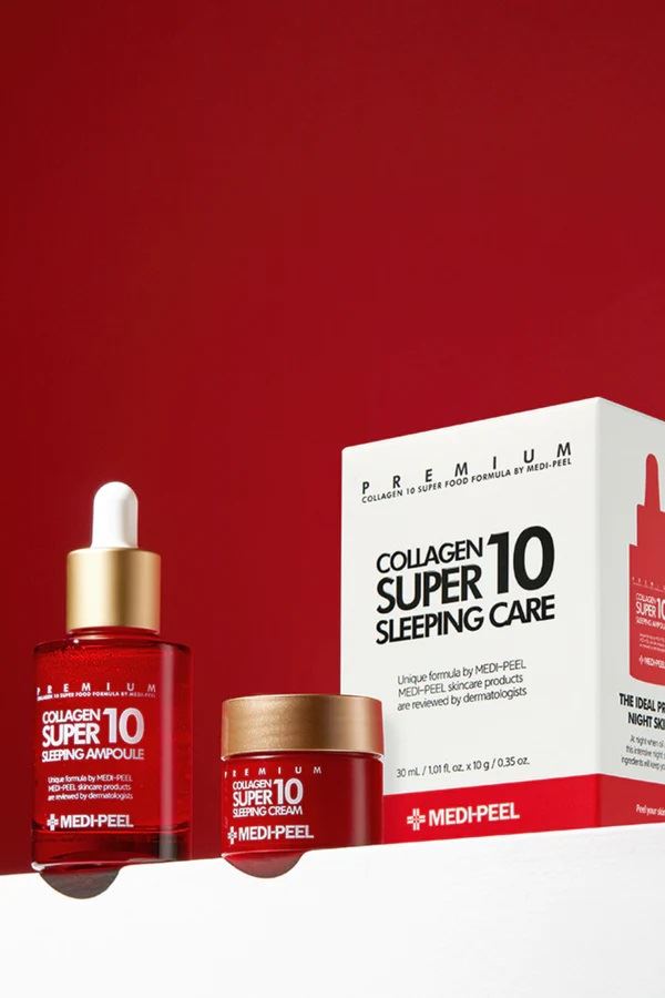 Набір для нічного догляду Medi-Peel Collagen Super 10 Sleeping Care Set (f/serum/10g + f/cr/30ml)