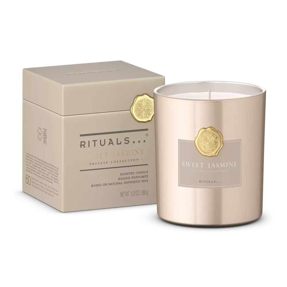 Ароматична Свічка - Rituals PRIVATE COLLECTION Sweet Jasmine Scented Candle luxury scented candle, 360 gr