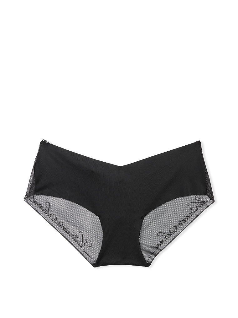Бесшовные трусики Victoria’s Secret black  No show Panty