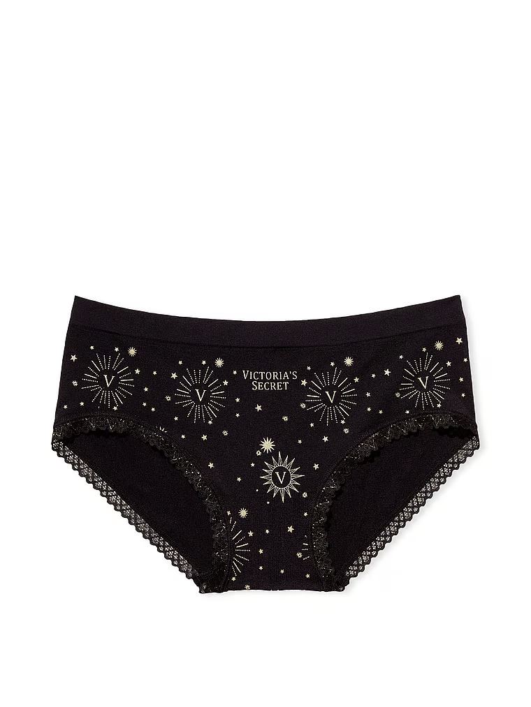 Трусики безшовні Seamless Foil & Lace Hiphugger Panty Victoria's Secret