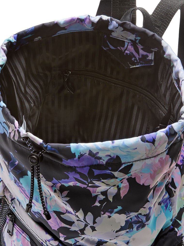 Рюкзак Victoria's Secret The Live On Point Cinch-Top Backpack Floral Noir