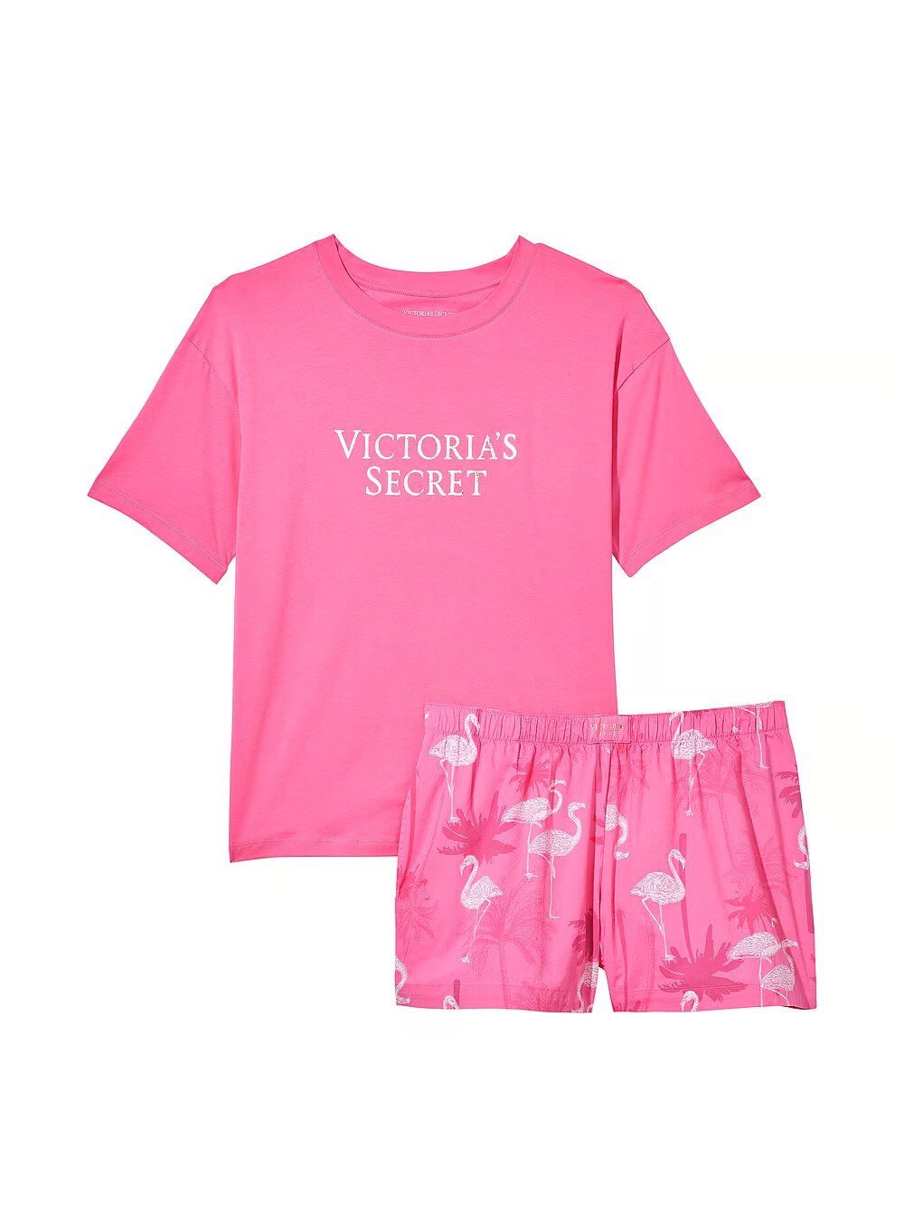 ПІЖАМА VICTORIA'S SECRET Cotton Short Tee-Jama Set