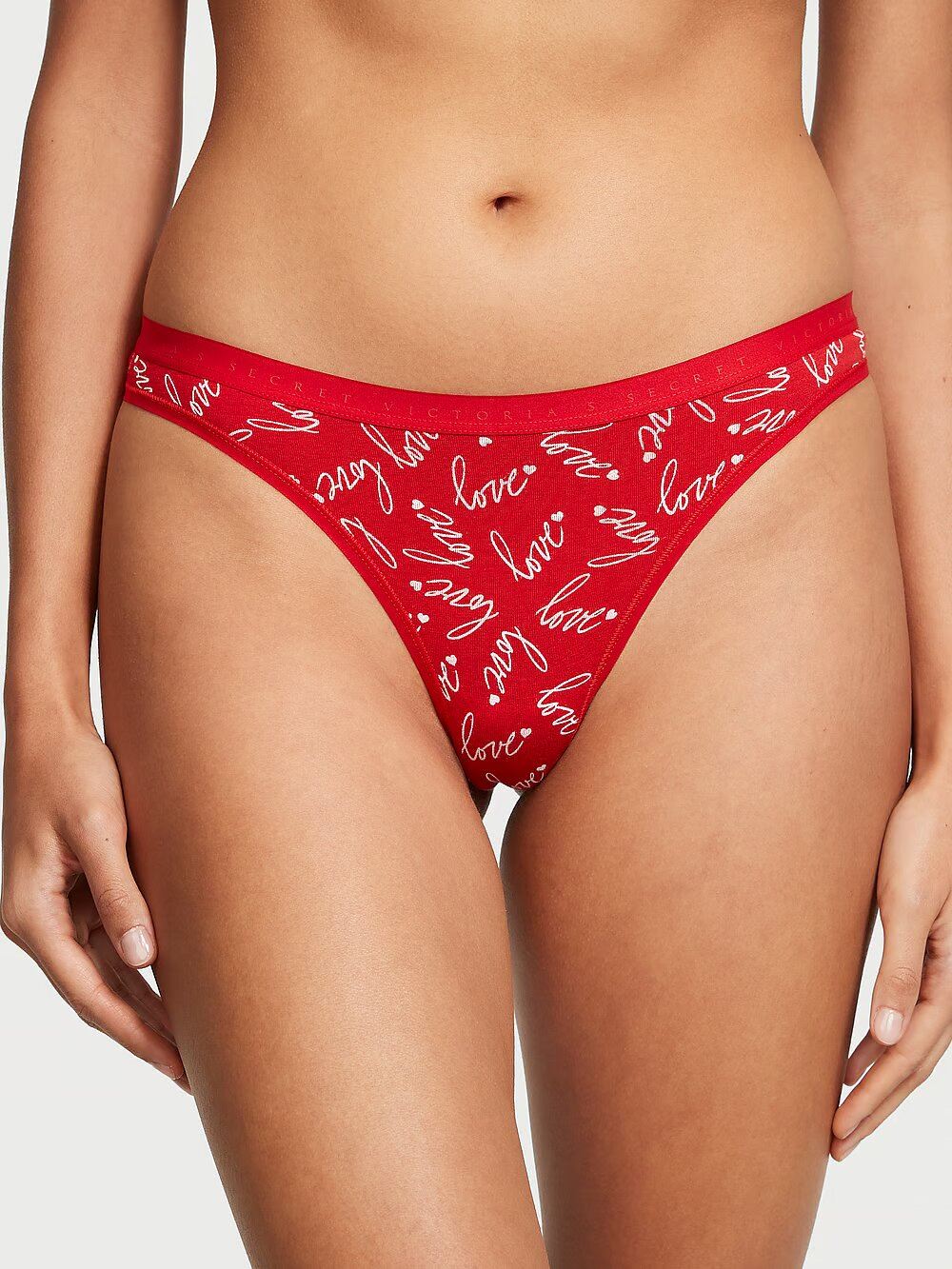 Трусики VICTORIA'S SECRET Stretch Cotton Thong Panty