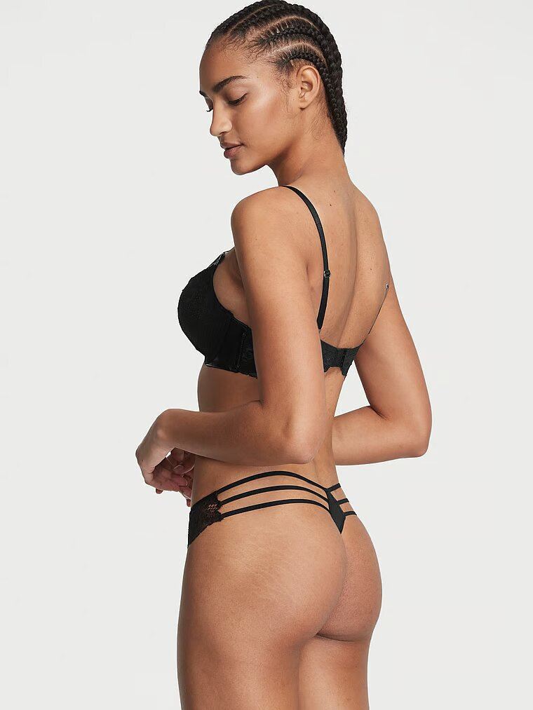 Трусики VICTORIA'S SECRET VERY SEXY Lace-Trim Thong Panty
