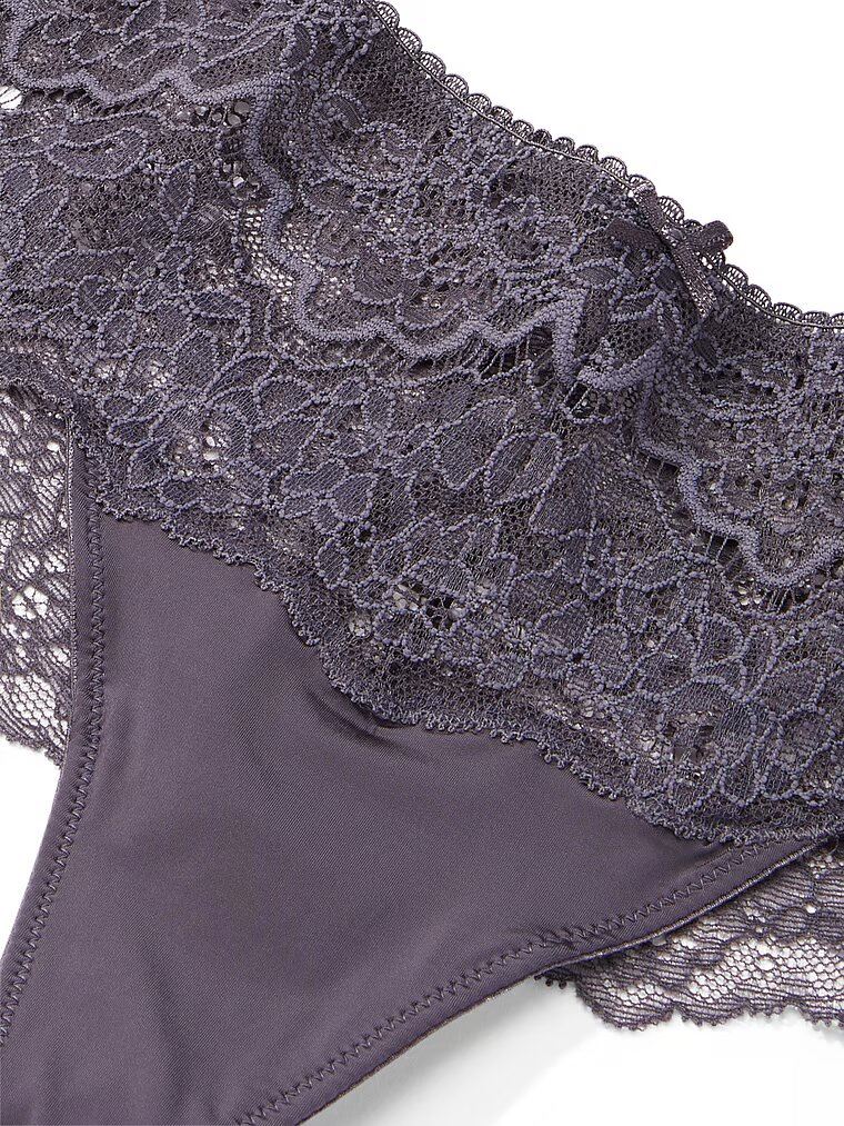 Трусики VICTORIA'S SECRET DREAM ANGELS Lace Trim Hipster Thong Panty