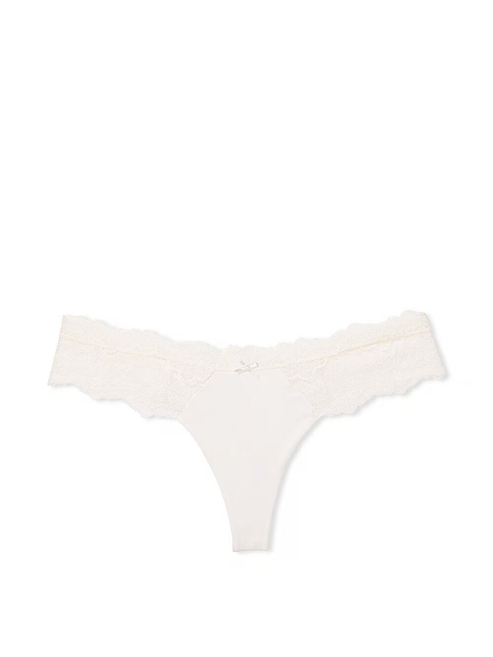 Трусики DREAM ANGELS Lace-Trim Thong Panty Victoria's Secret
