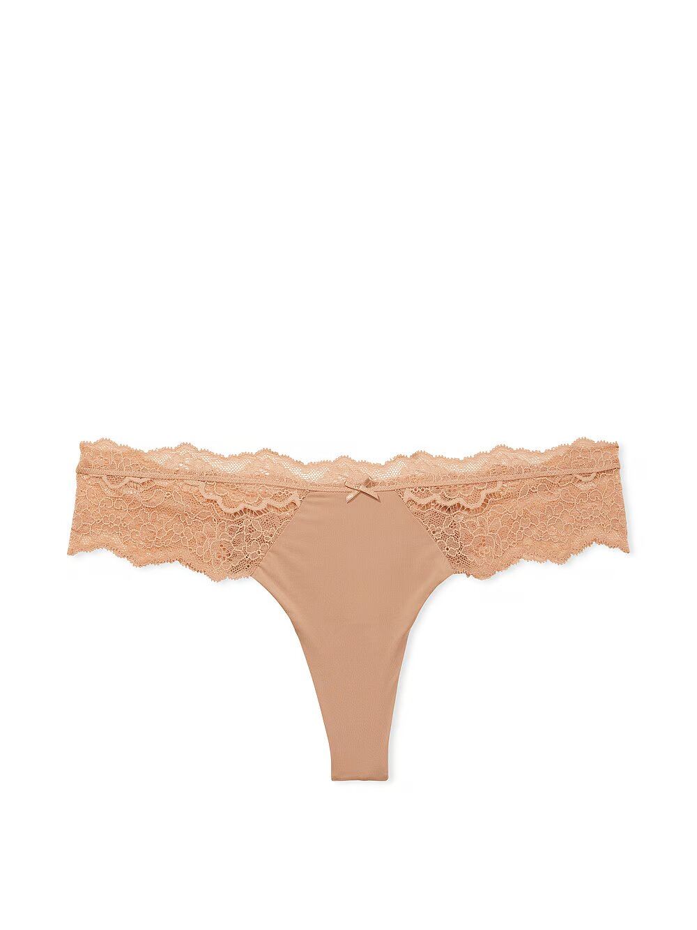 Трусики DREAM ANGELS Lace-Trim Thong Panty Victoria's Secret
