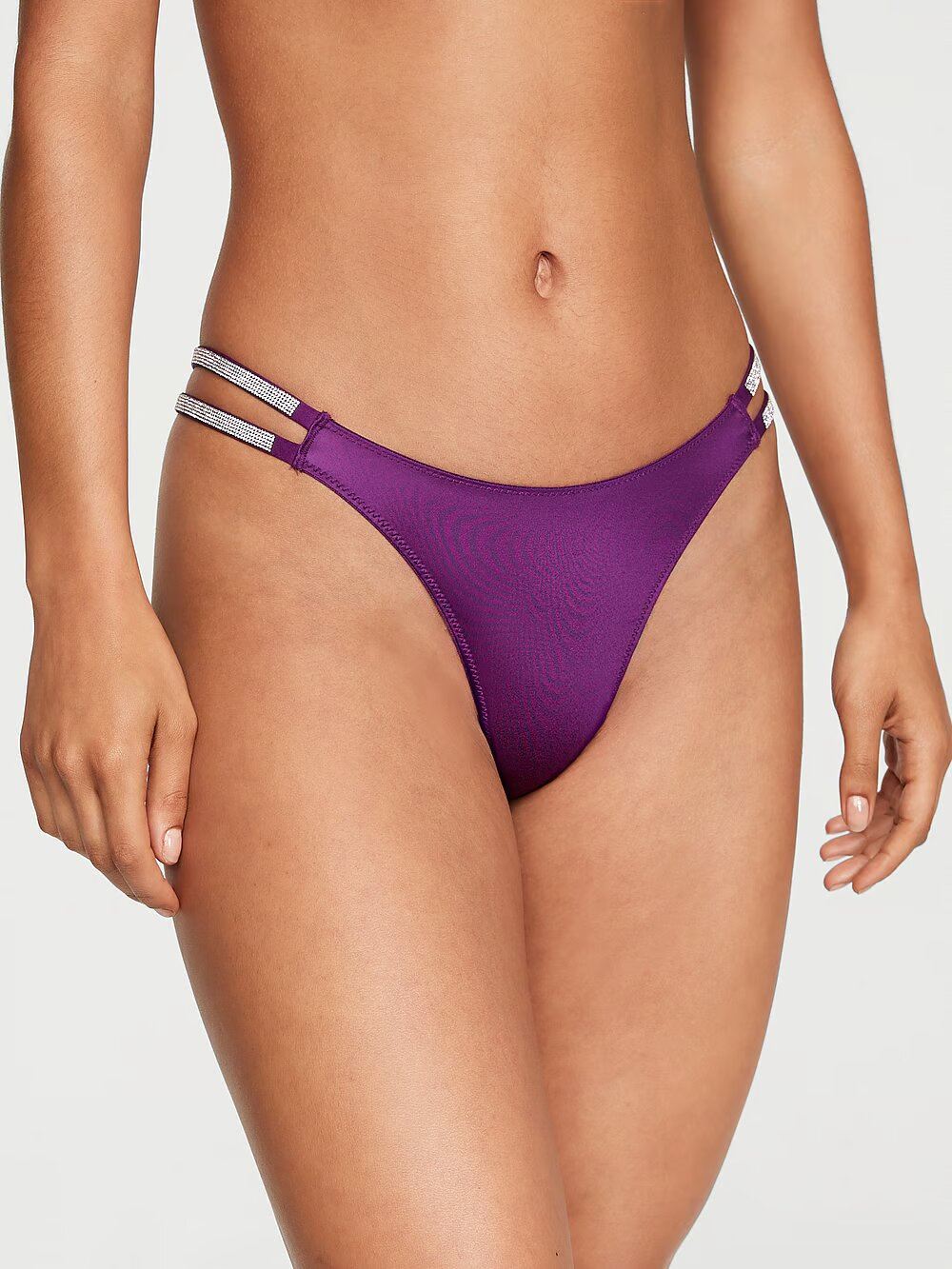 Трусики VERY SEXY Double Shine Strap Smooth Thong Panty victoria's secret