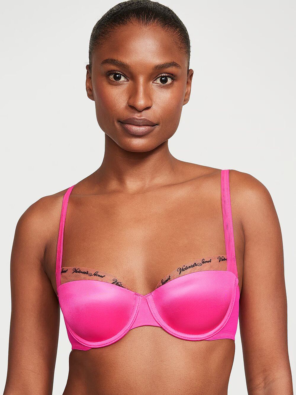 Бюст VICTORIA'S SECRET VERY SEXY Smooth Logo Embroidery Lightly Lined Balconette Bra