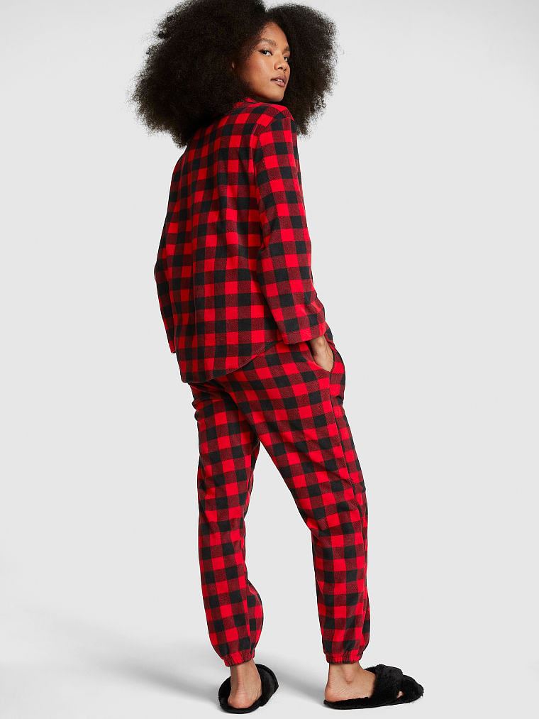 ПІЖАМА VICTORIA'S SECRET PINK Polar Fleece Jogger Pajama Set
