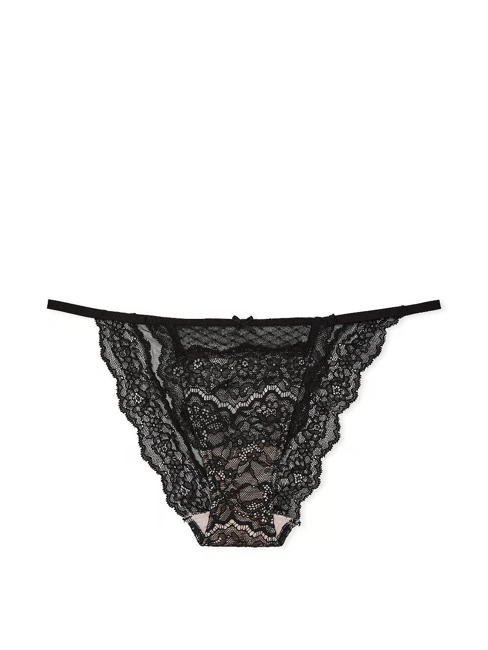 Трусики DREAM ANGELS Smooth & Lace Mini String Bikini Panty Victoria's Secret