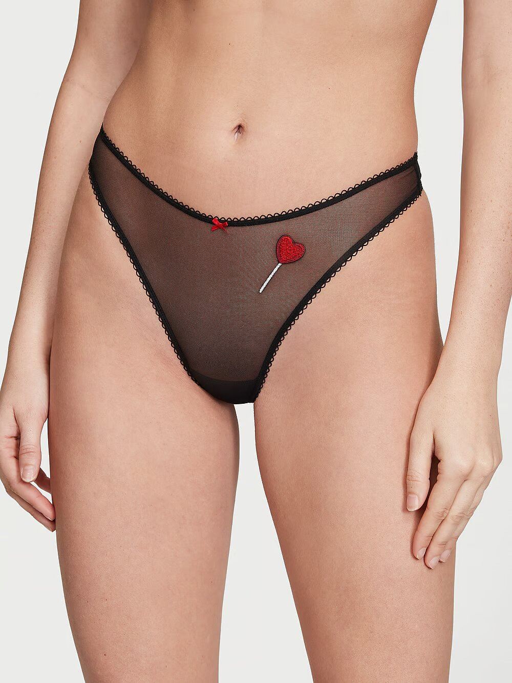 ТРУСИКИ VICTORIA'S SECRET Tease High-Leg Scoop Thong Panty