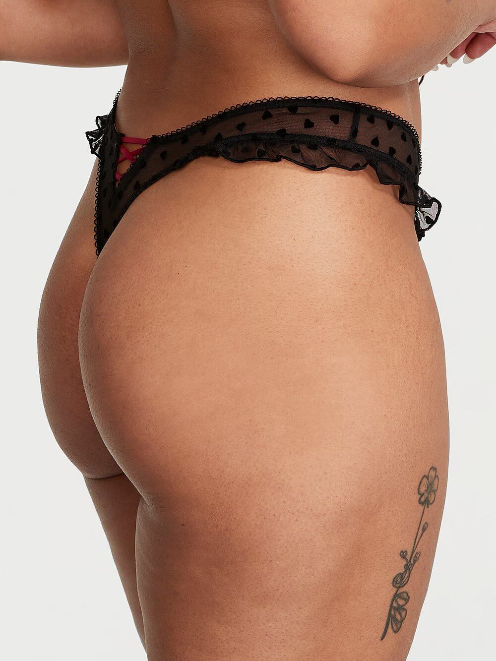 Трусики VICTORIA'S SECRET Tease High-Leg Scoop Thong Panty