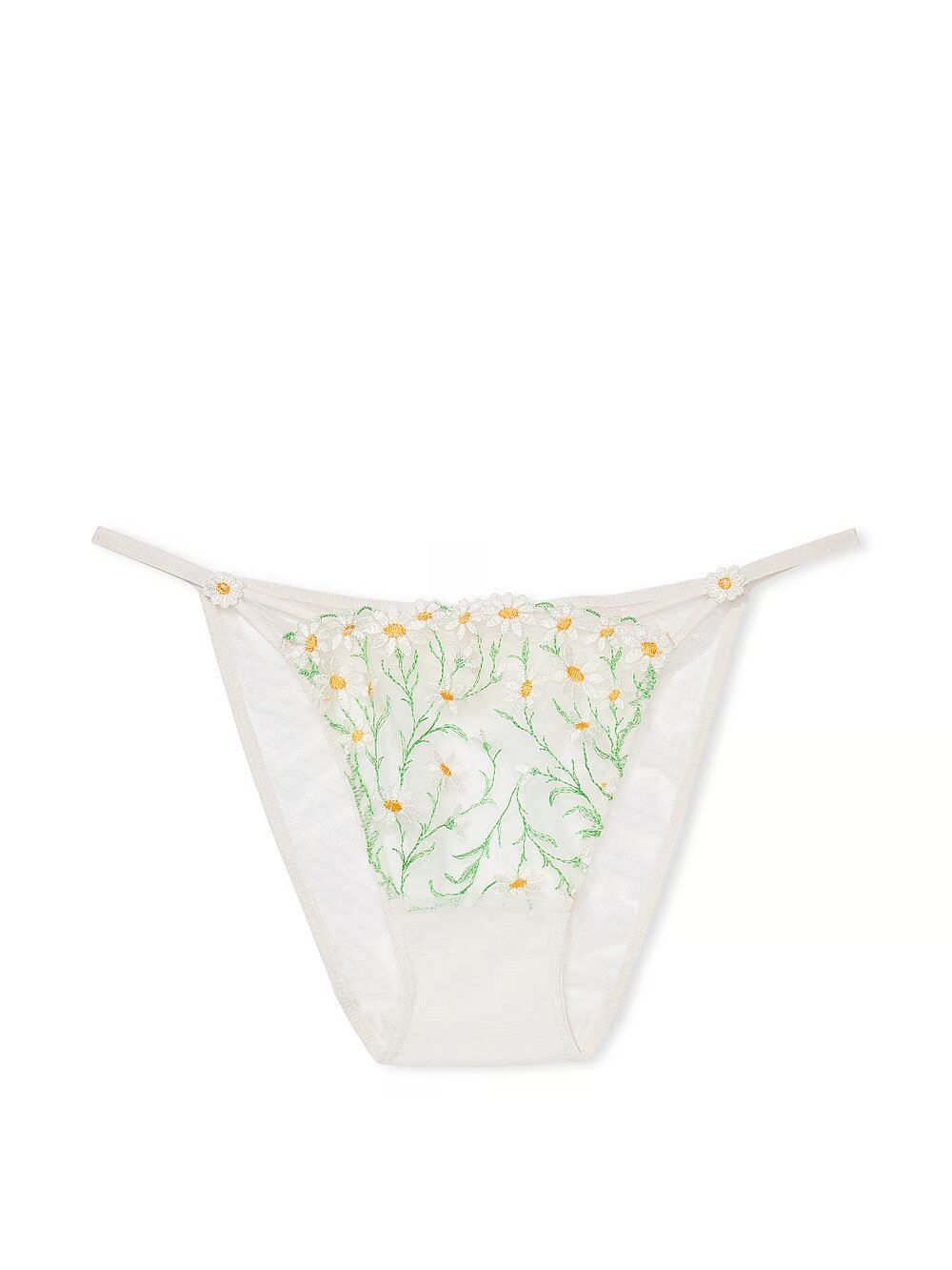 Трусики DREAM ANGELS Daisy Chain Embroidery String Bikini Panty Victoria's Secret