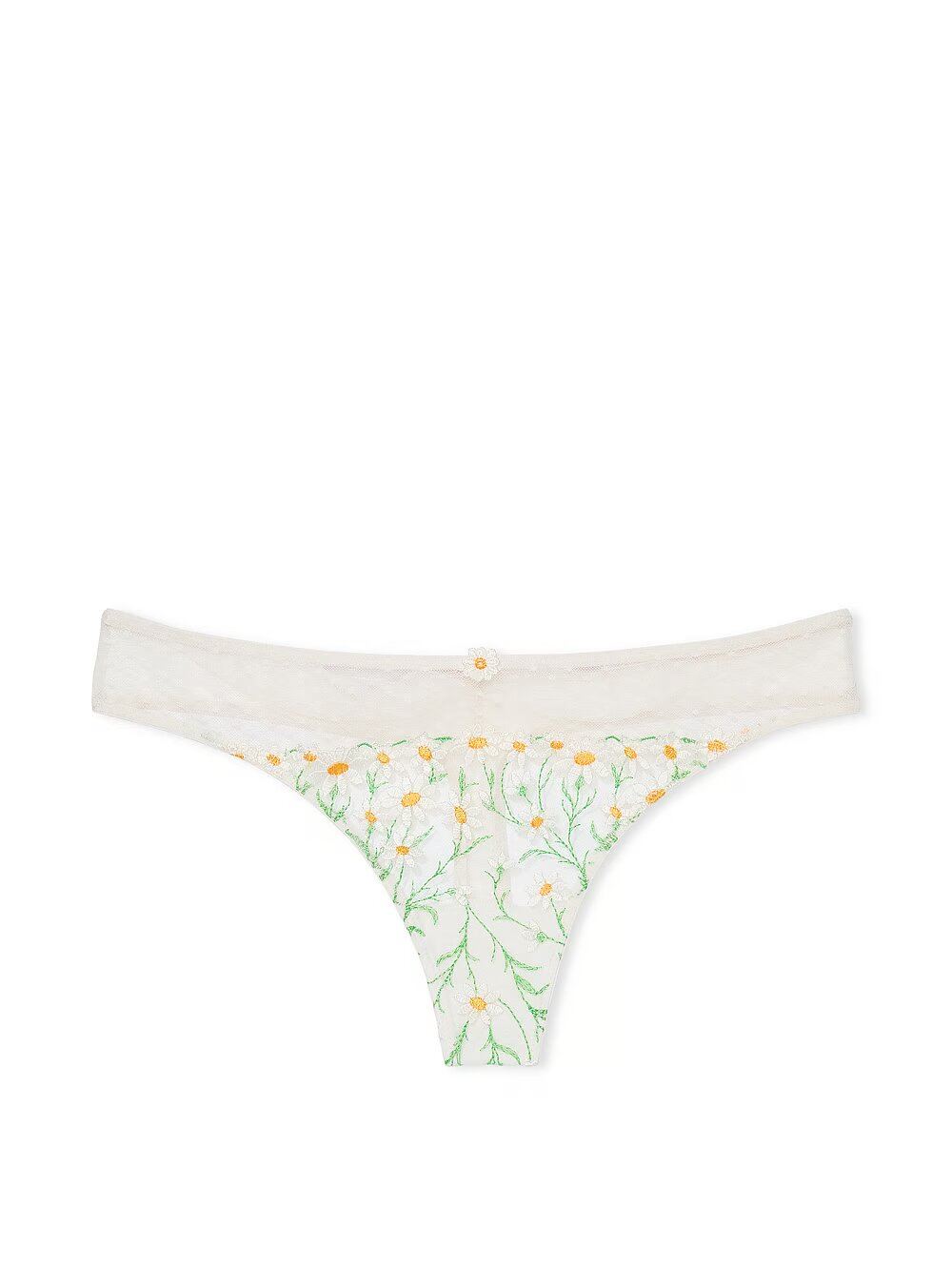 Трусики DREAM ANGELS Daisy Chain Embroidery Thong Panty Victoria's Secret