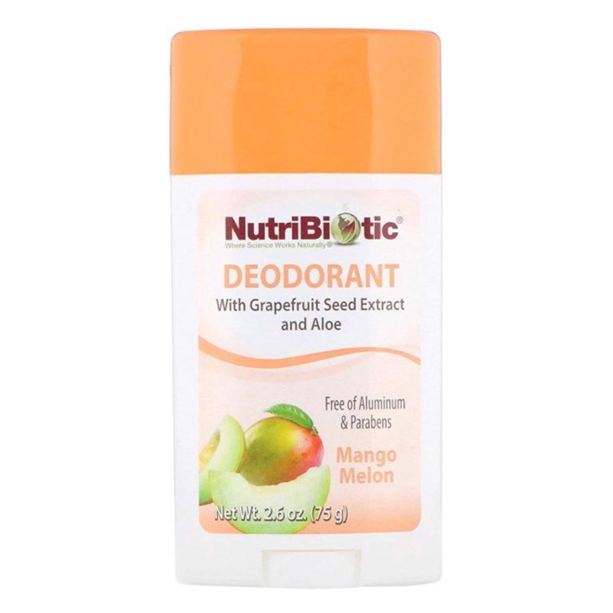 Дезодорант із запахом манго та дині NutriBiotic - Mango Melon Deodorant (75g.)
