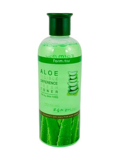 Освіжаючий тонер для обличчя FarmStay Aloe Visible Difference Fresh Toner з алое